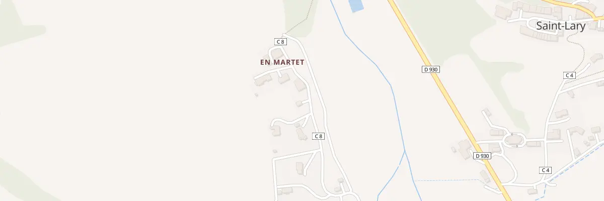 Plan du 581 Chem d’en Martet à Saint-Lary