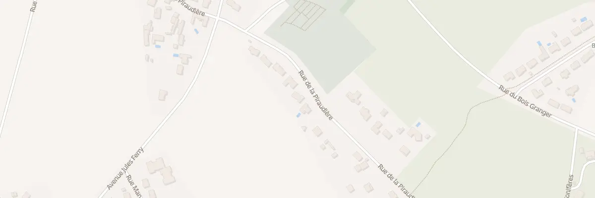 Plan du 35 Rue de la Piraudière à Naintré