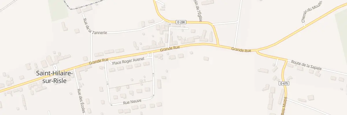 Plan du 30 Grande Rue à Saint-Hilaire-sur-Risle