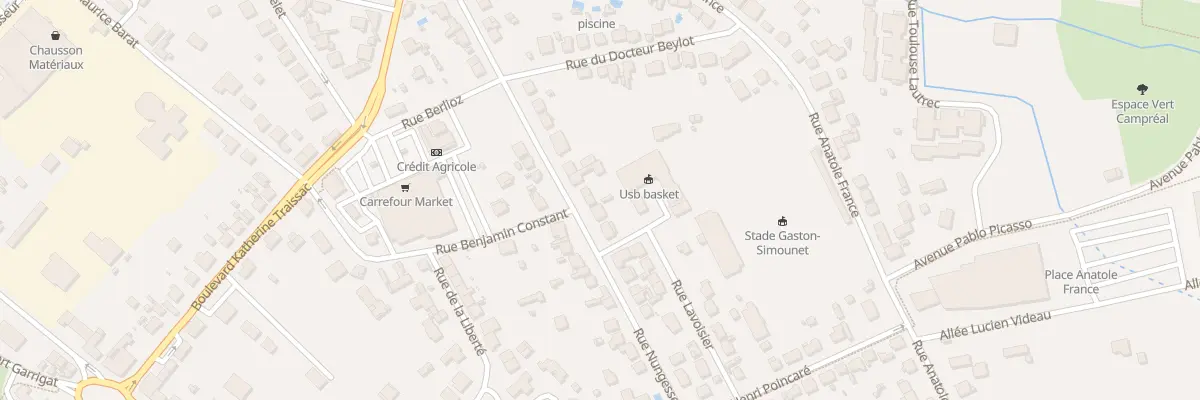 Plan du 51 Rue Nungesser et Coli à Bergerac