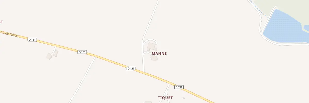 Plan du 2426 Rte de Nérac à Saint-Vincent-de-Lamontjoie