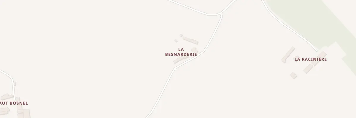 Plan du 160 La Besnarderie à Saint-Jouin-de-Blavou