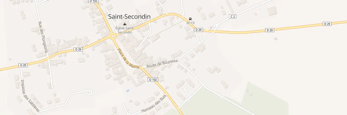 Plan du 15 Rte de Bouresse à Saint-Secondin