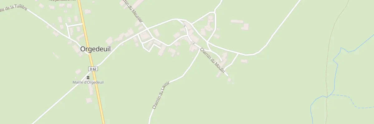 Plan du 5081 Le Bourg à Orgedeuil