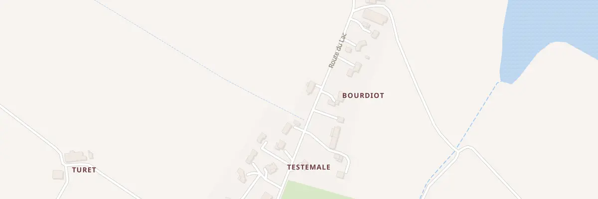 Plan du 5000F Testemale à Moncaut