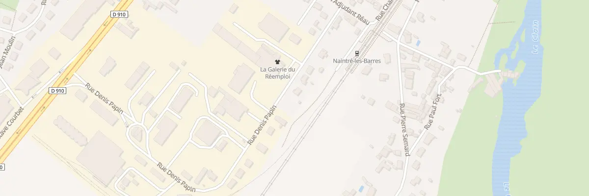 Plan du 13 Rue Denis Papin à Naintré