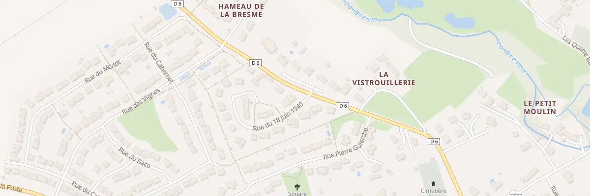 Plan du 2 Rue du 18 Juin 1940 à Pernay