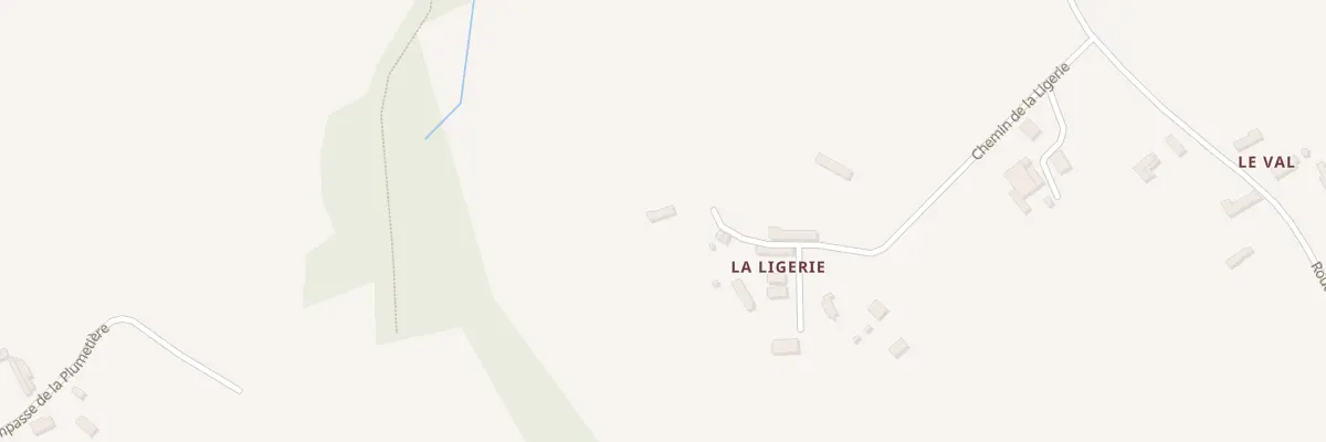Plan du 25 La Ligerie à Saint-Martin-des-Pézerits