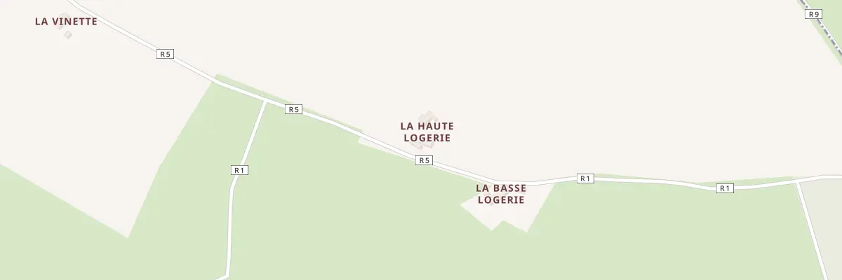Plan du 1 La Haute Logerie à Nuillé-le-Jalais