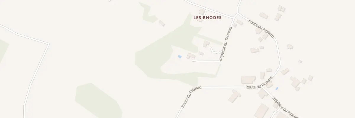 Plan du 74C Les Rodhes à Ribagnac