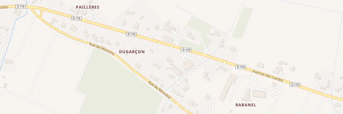 Plan du 1451 Av des Landes à Sérignac-sur-Garonne