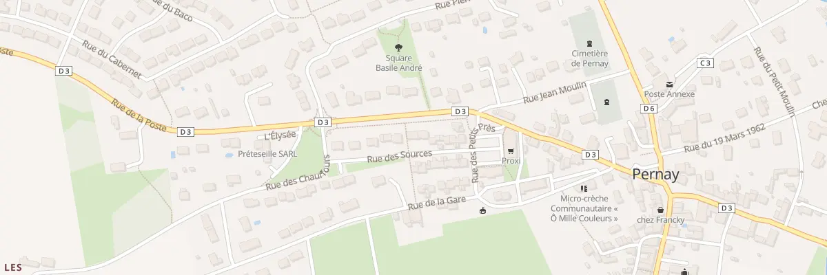Plan du 12 Rue des Sources à Pernay