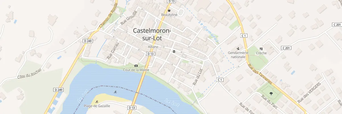 Plan du 4 Rue Traversière à Castelmoron-sur-Lot