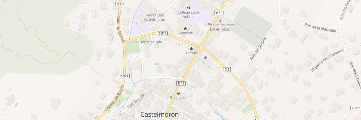 Plan du 33 Rue du 11 Novembre 1918 à Castelmoron-sur-Lot