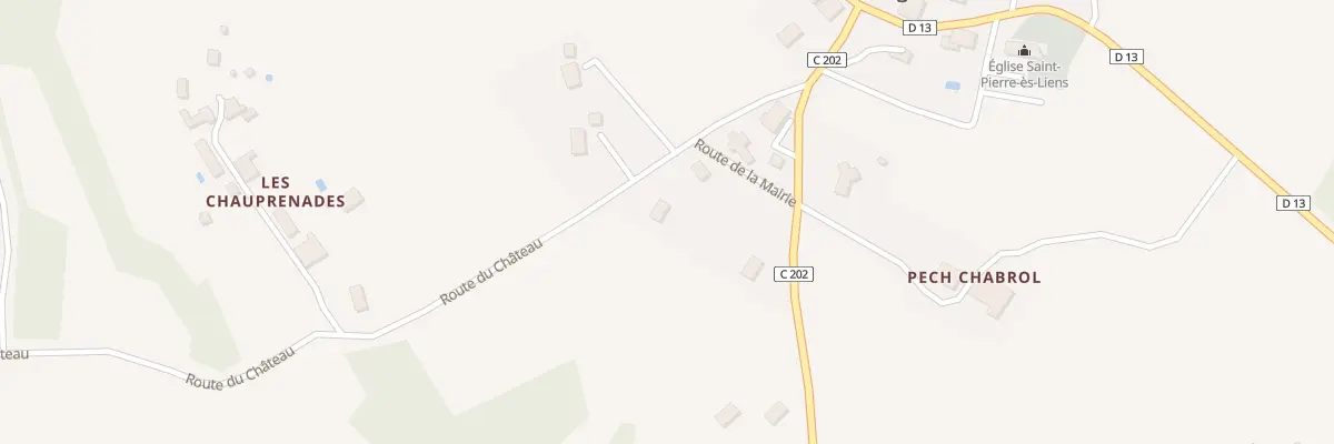 Plan du 40 La Font Rotie à Ribagnac
