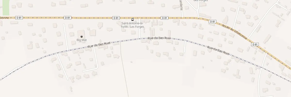 Plan du 59 Rue du Bas Ruel à Saint-Jean-de-Folleville