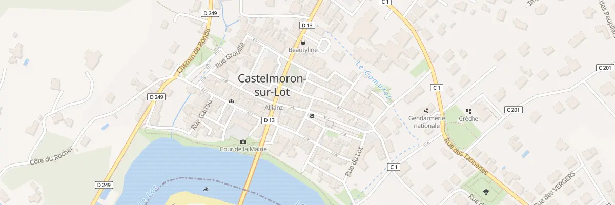 Plan du 5 Rue Traversière à Castelmoron-sur-Lot
