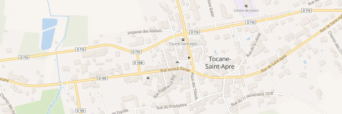Plan du 5 Rue de la Font Chaude à Tocane-Saint-Apre