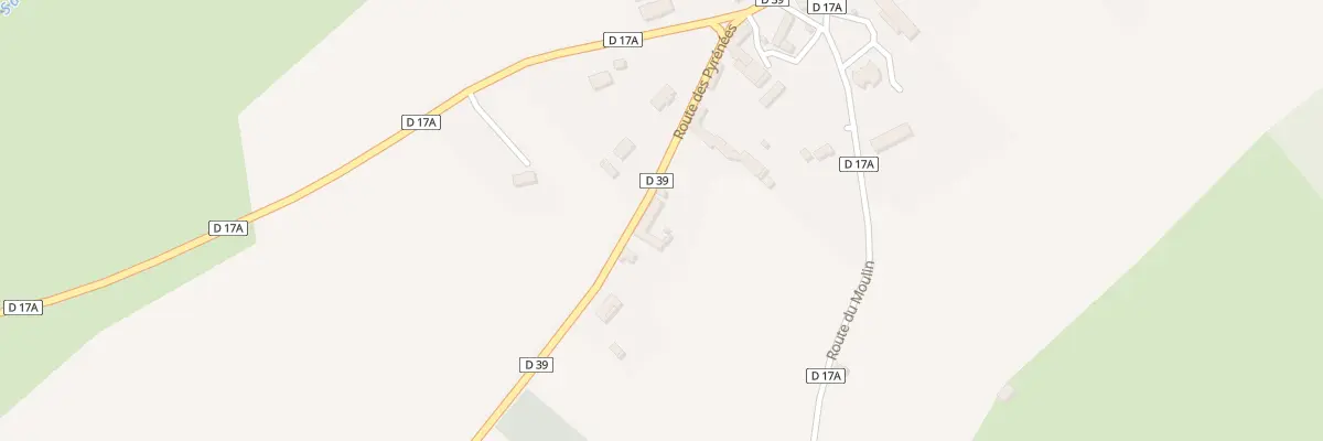 Plan du 151 Rte des Pyrenees à Villeneuve-Lécussan