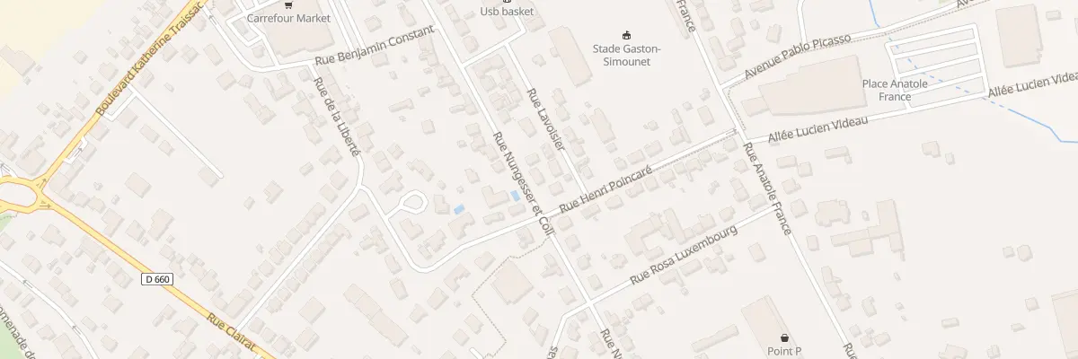 Plan du 31 Rue Nungesser et Coli à Bergerac