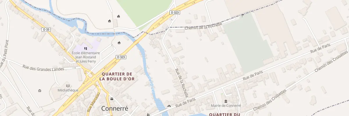 Plan du 18 Rue de la Rochelle à Connerré