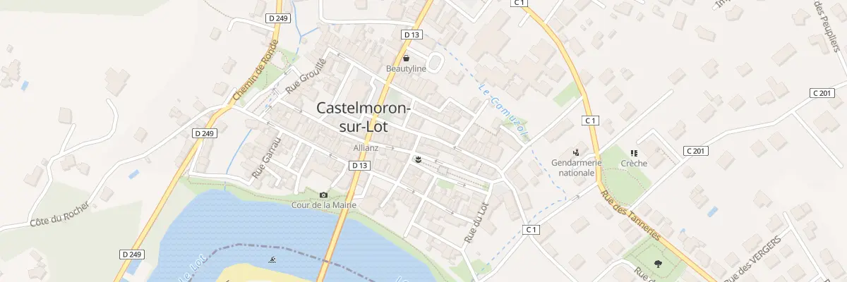 Plan du 16 Rue Gabriel Bonnet à Castelmoron-sur-Lot