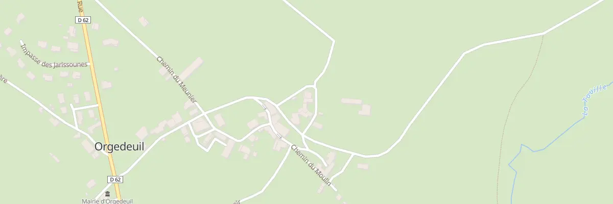 Plan du 3 Che des Murailles à Orgedeuil