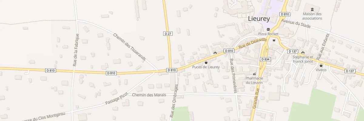 Plan du 30 Rue de Deauville à Lieurey