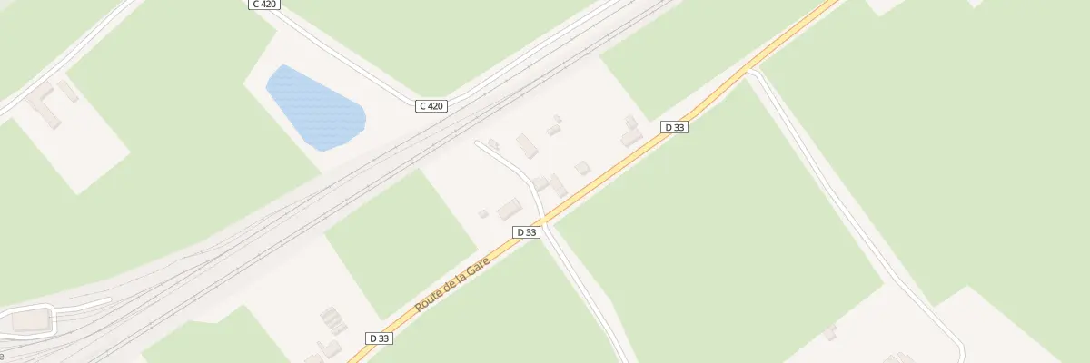 Plan du 40 Rue de la Gare à Beillé