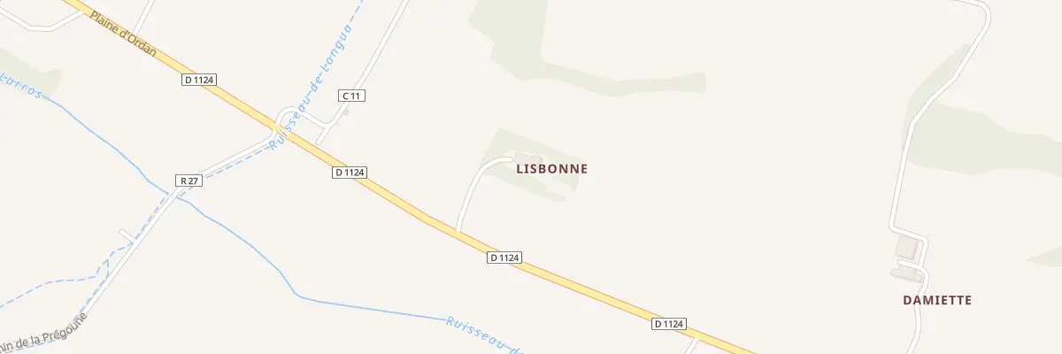 Plan du 2048 Rte Plaine d’Ordan à Ordan-Larroque
