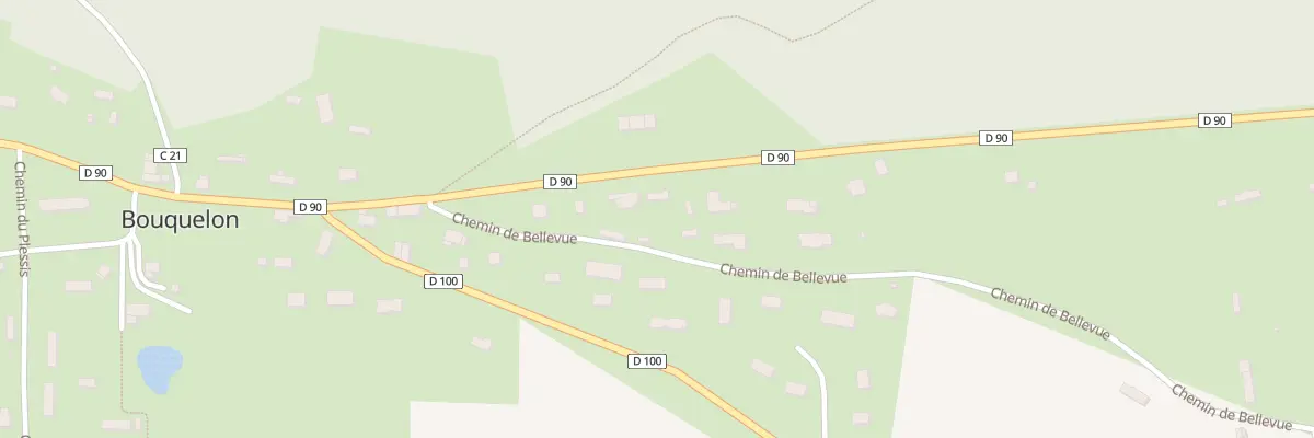 Plan du 393 Rte de Saint Ouen à Bouquelon
