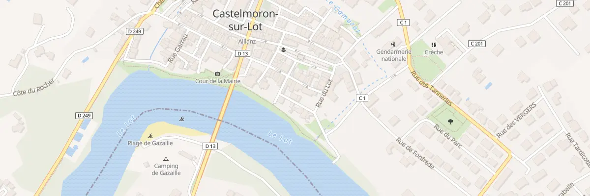 Plan du 1 Rue du Dr Berguin à Castelmoron-sur-Lot