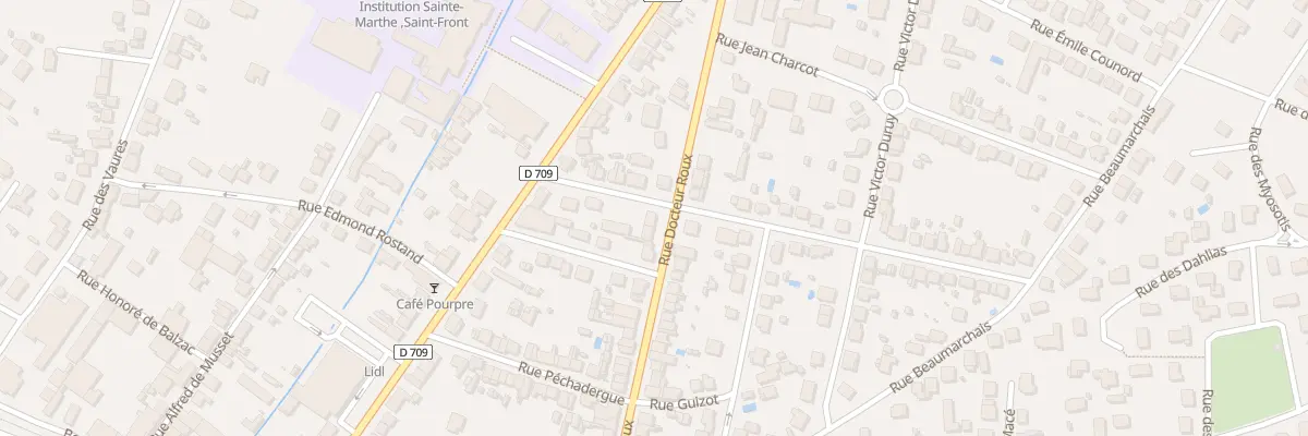 Plan du 60B Rue du Docteur Roux à Bergerac