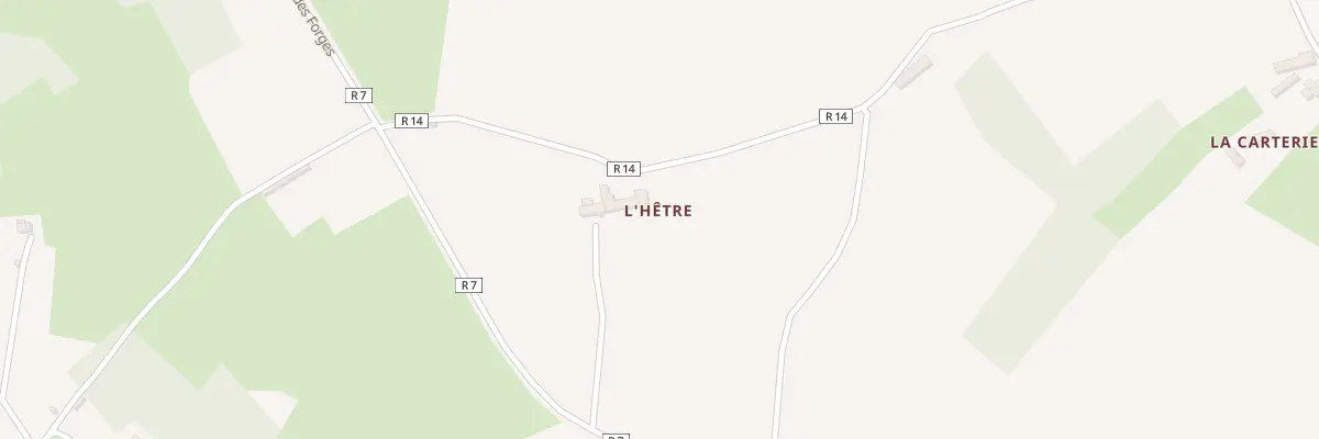 Plan du 5362 L’Hetre à Chahaignes