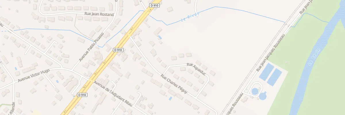 Plan du 1 Rue Aqueduc à Naintré