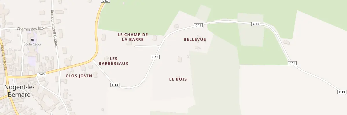 Plan du 5481 La Vigne à Nogent-le-Bernard