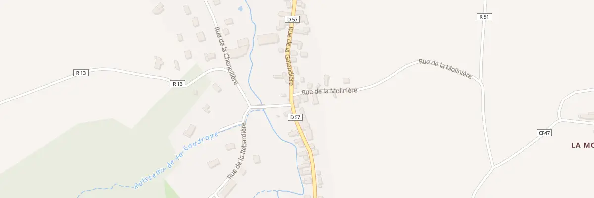 Plan du 47 Rue des Marches à Villaines-les-Rochers