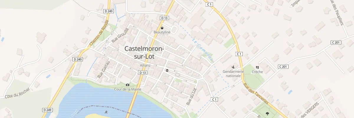 Plan du 5 Rue Gabriel Bonnet à Castelmoron-sur-Lot