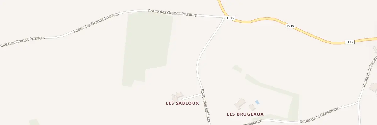 Plan du 15 Les Brugeaux à Saint-Capraise-d’Eymet