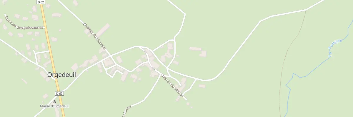 Plan du 2 Che des Murailles à Orgedeuil