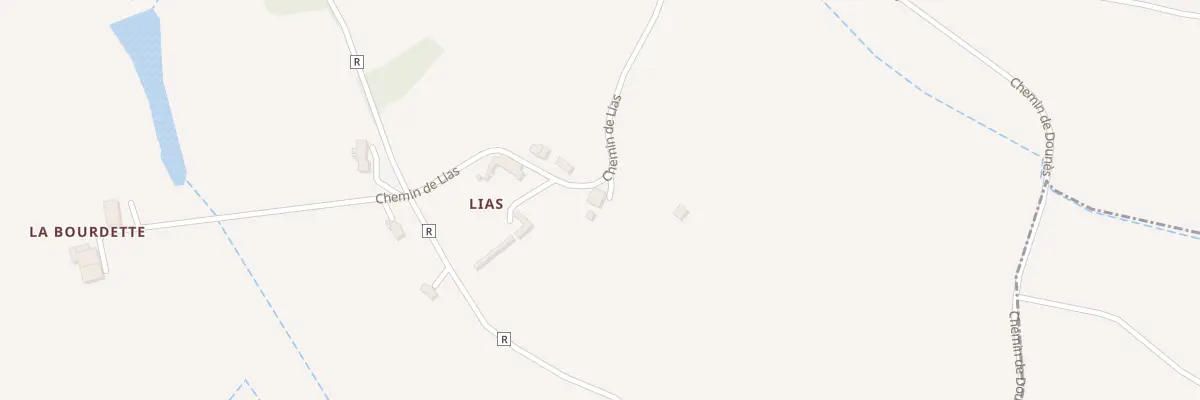 Plan du 125 Lias à Moncaut