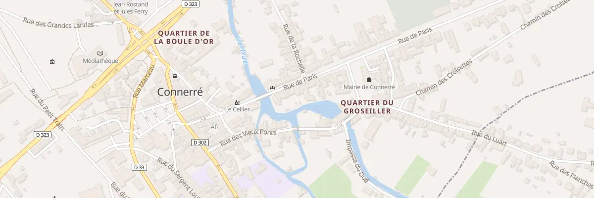 Plan du 26 Rue de Paris à Connerré
