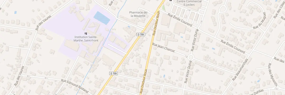 Plan du 77 Av Pasteur à Bergerac