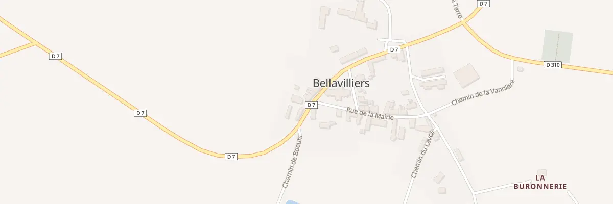 Plan du 4 Rue du Perche à Bellavilliers