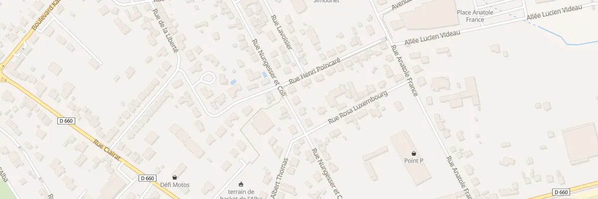 Plan du 23 Rue Nungesser et Coli à Bergerac