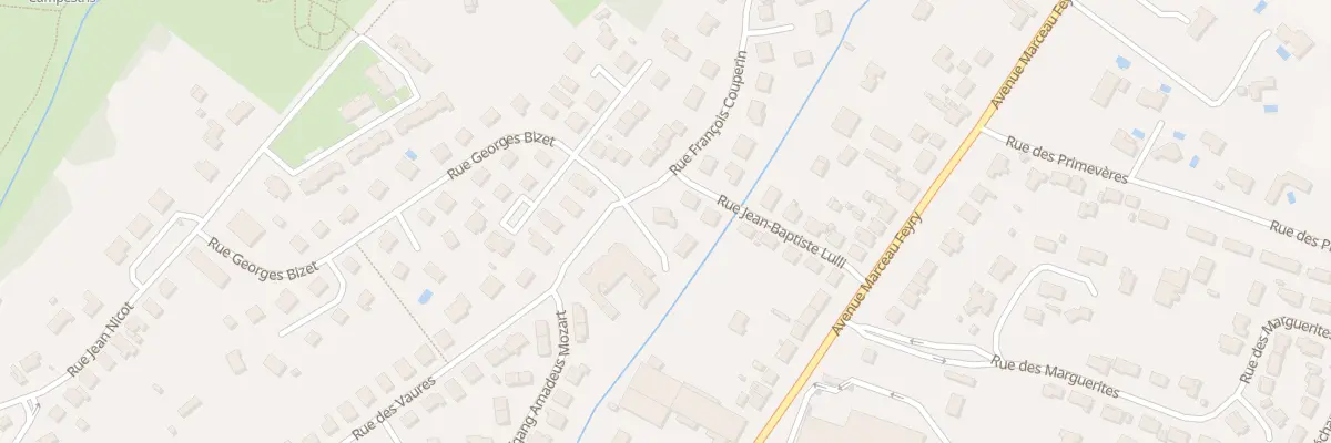 Plan du 3 Rue Francois Couperin à Bergerac