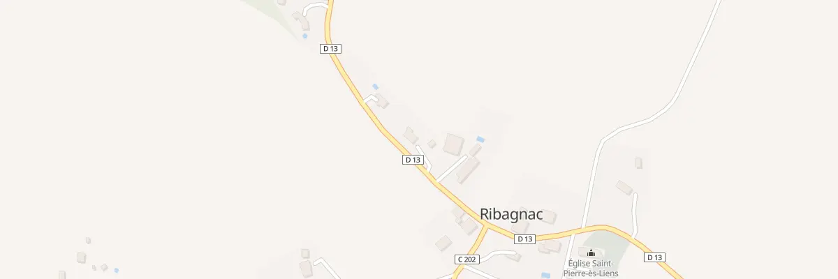 Plan du 29E Le Bourg à Ribagnac