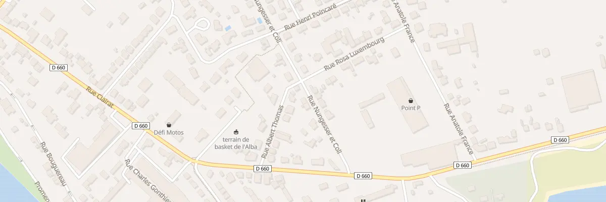 Plan du 16 Rue Nungesser et Coli à Bergerac