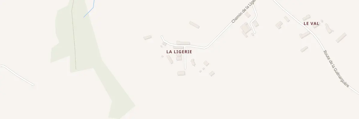 Plan du 24 La Ligerie à Saint-Martin-des-Pézerits
