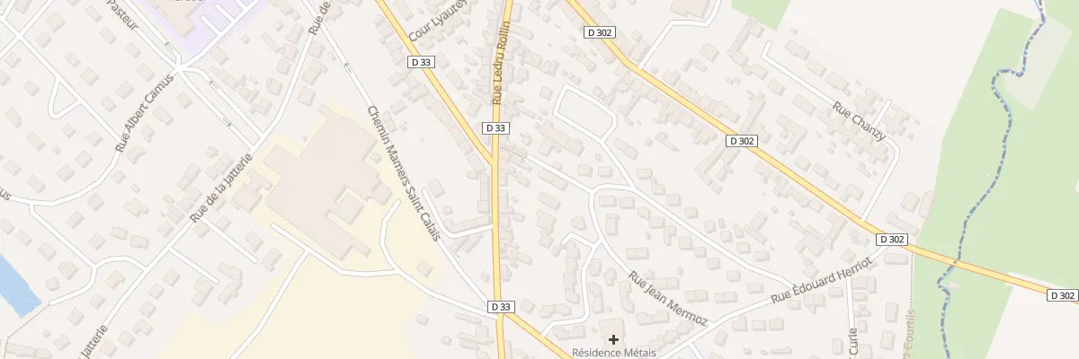 Plan du 25 Rue Ledru Rollin à Connerré
